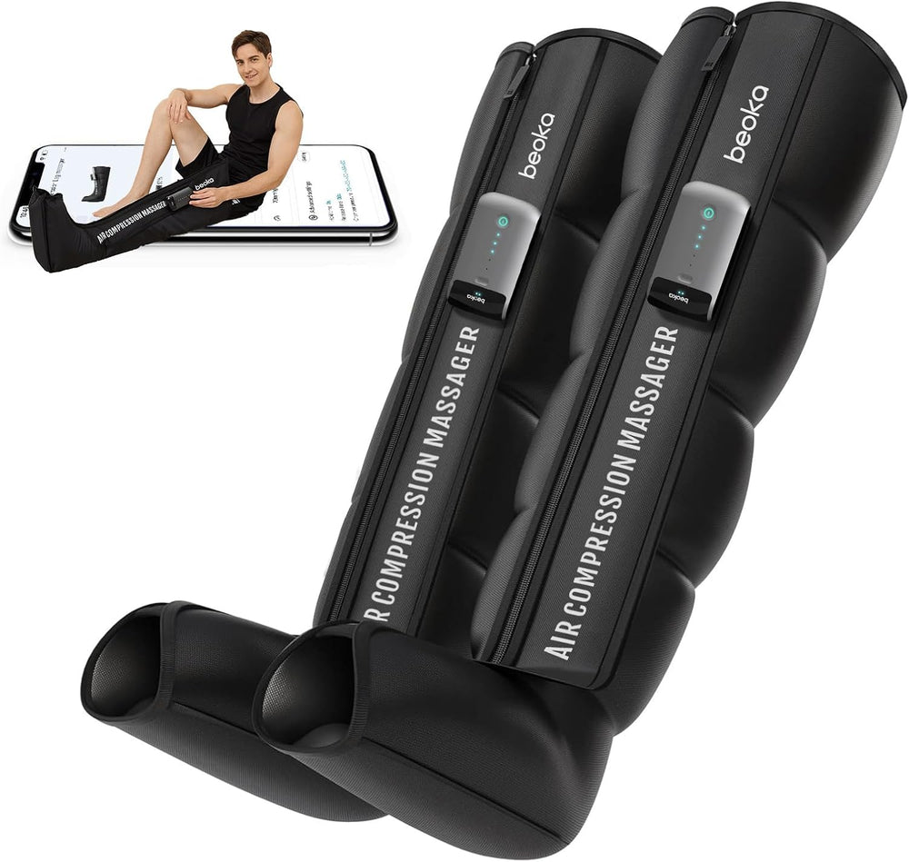 beoka Leg Massager for Circulation and Pain Relief, Leg Recovery System for