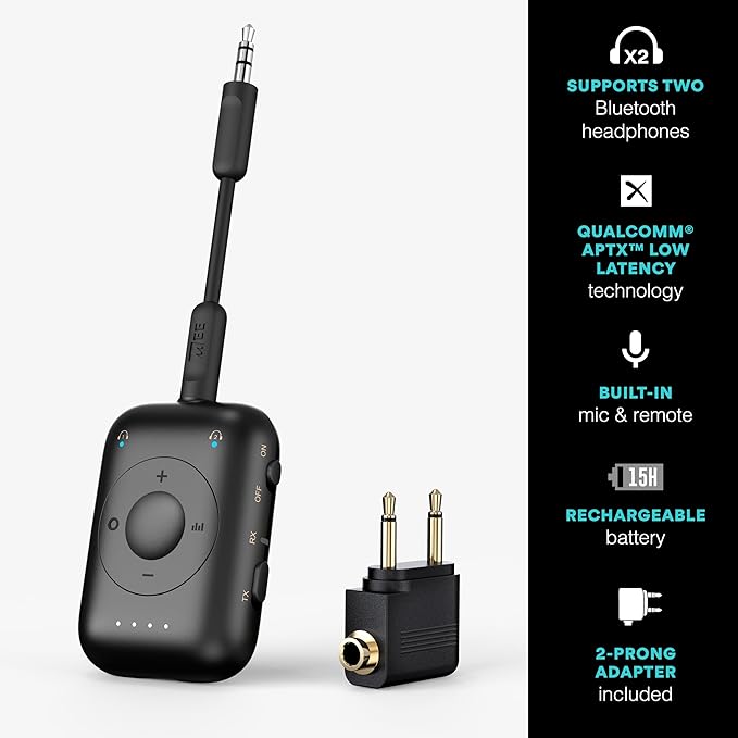 MEE audio Connect Air Pro Bluetooth Wireless Audio Transmitter & Receiver...