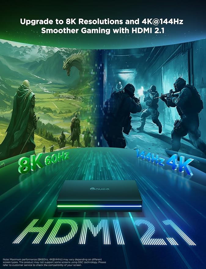 Govee HDMI 2.1 Sync Box 2, AI Sync Box