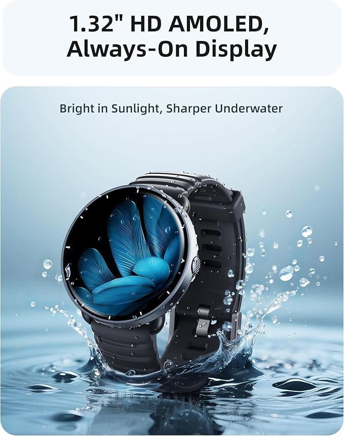 Parsonver Smart Watch for Swimming, 5ATM Waterproof Watch for Pool & Open...