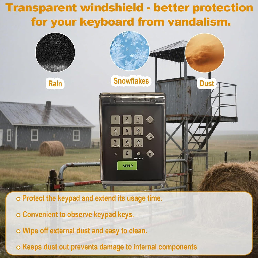 Ghost Premium Wireless Keypad Automatic Gate Opener AXWK Waterproof Cover