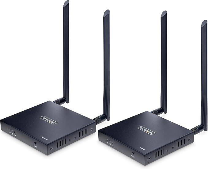 StarTech.com Wireless HDMI Extender, 4K 60Hz, Transmitter and Receiver Kit