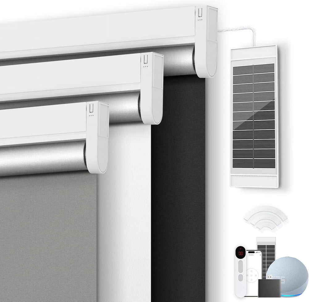 Motorized Blackout Smart Roller Blinds