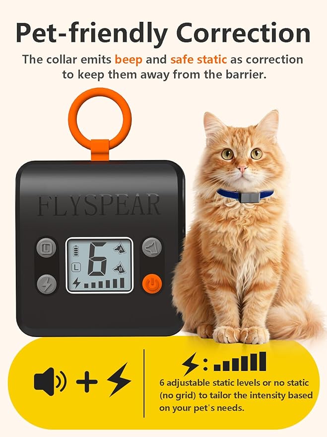 FLYSPEAR Wireless Cat Barrier