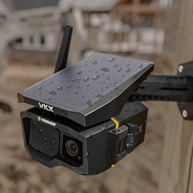 Vosker VKX Farmers Pack Solar 4G LTE Security Camera, Wireless Outdoor