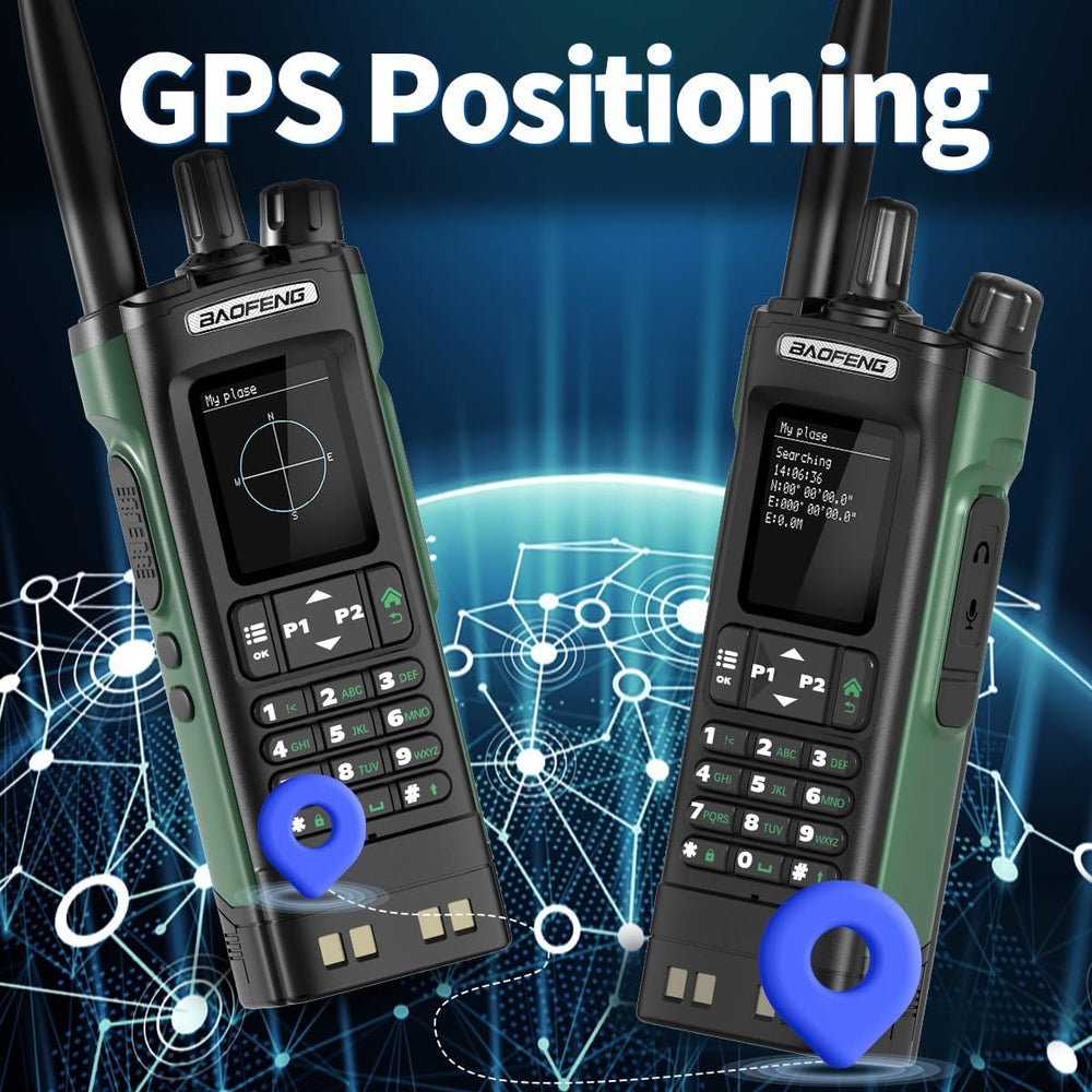 BAOFENG UV-32 Ham Radio Long Range Rechargeable Walkie Talkies UV32 5RM K5 10...