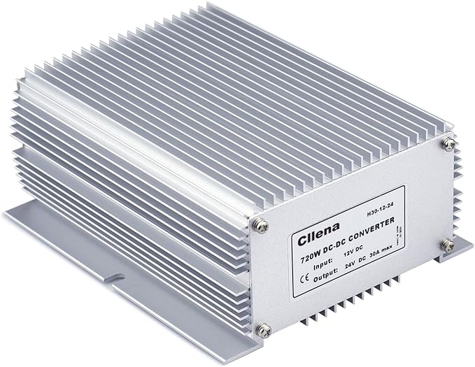Cllena Waterproof DC/DC 12V to 24V Boost Converter 30A 720W Step Up Voltage