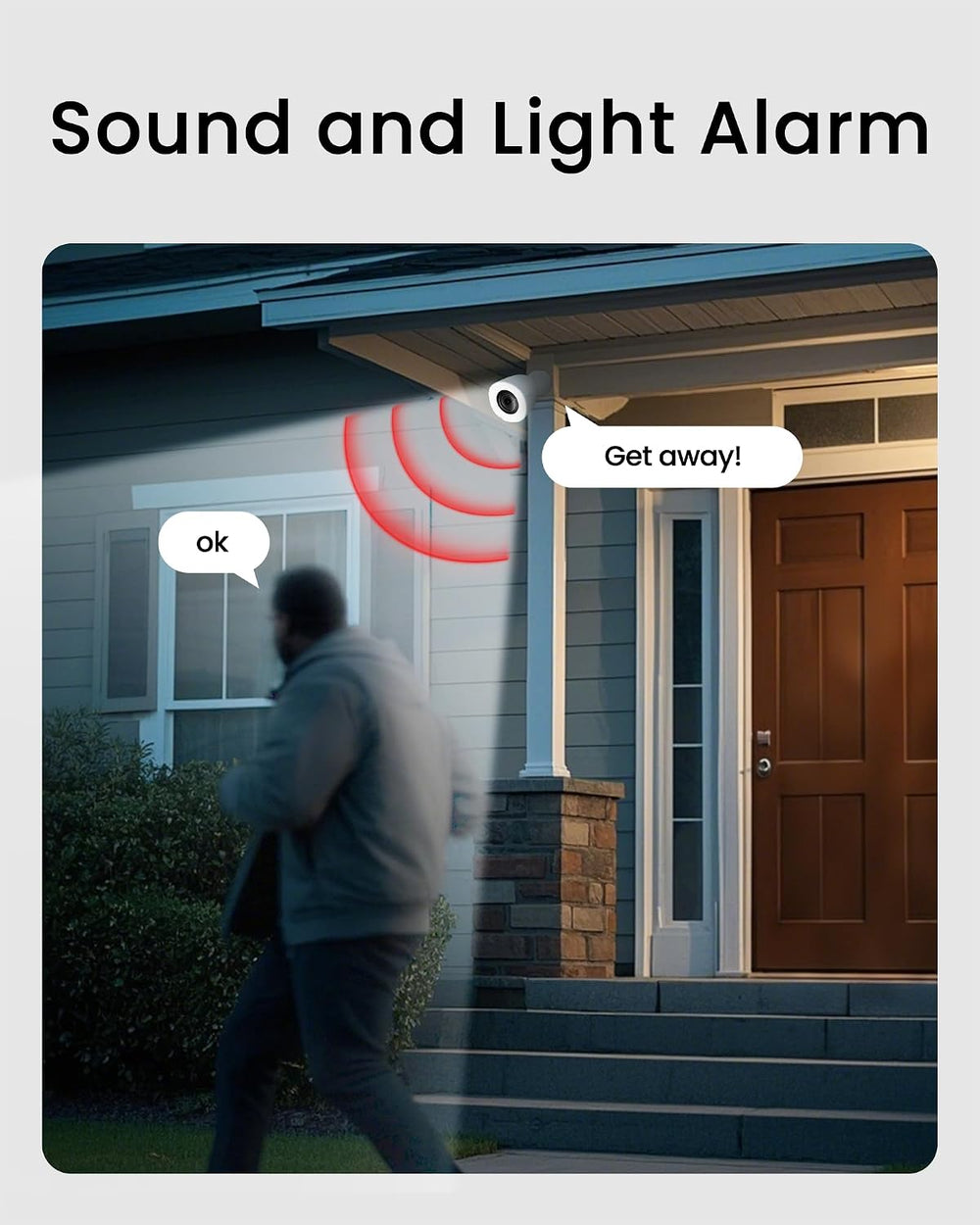 youkey 2.5K Outdoor Security Camera, Color24 Daylike Clarity at Night