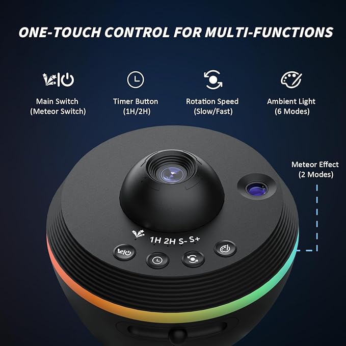 Ainael Galaxy Projector, Star Projectors Home Planetarium Space Ceiling Starry