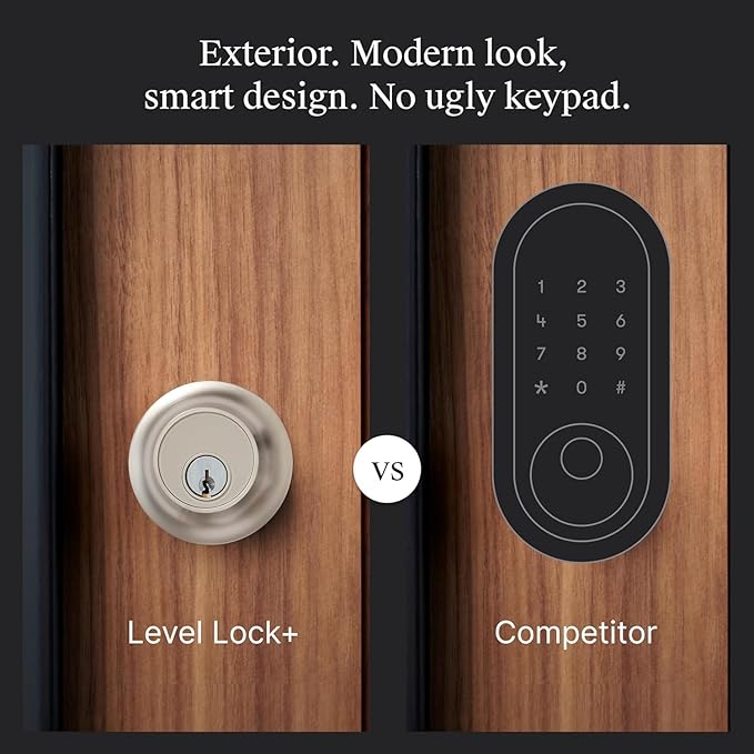 Level Lock+ WiFi Deadbolt Smart Lock