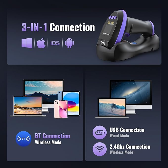 Tera Barcode Scanner Wireless