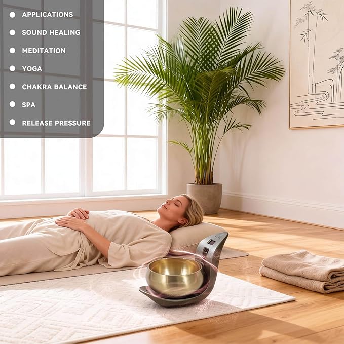 Automatic Singing Bowl – Hands-Free Sound Healing Bowl