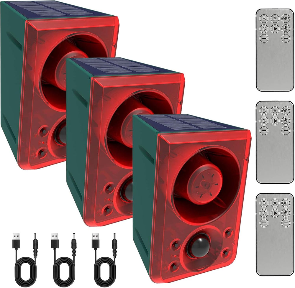 ChunHee Solar Outdoor Motion Sensor Alarm