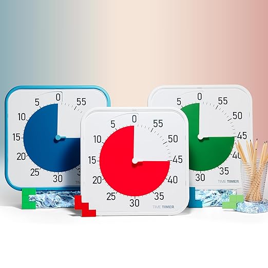 Time Timer Original 12" Visual Countdown Timer – Large 60-Minute Silent