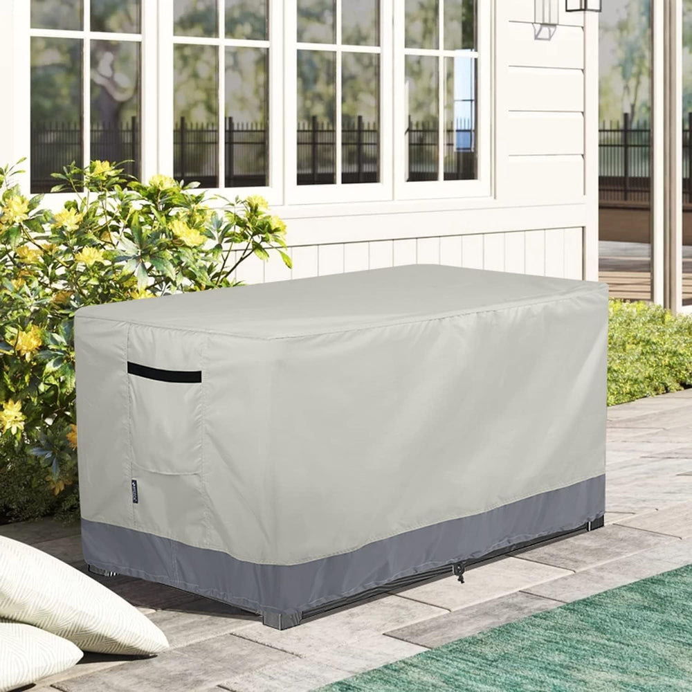 Patio Deck Box Cover Waterproof, 52L x 28W x 26H inch