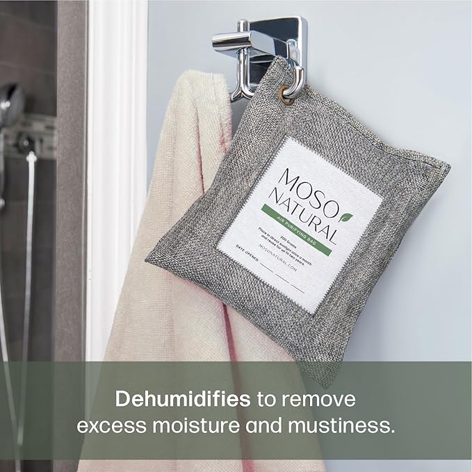Moso Natural Air Purifying Bag 200g HGTV Editor's Pick | Premium Bamboo (...