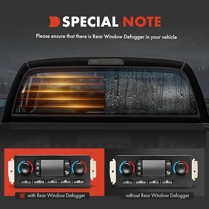 A-Premium Automatic Climate Control Module A/C & Heater Control Panel Com...