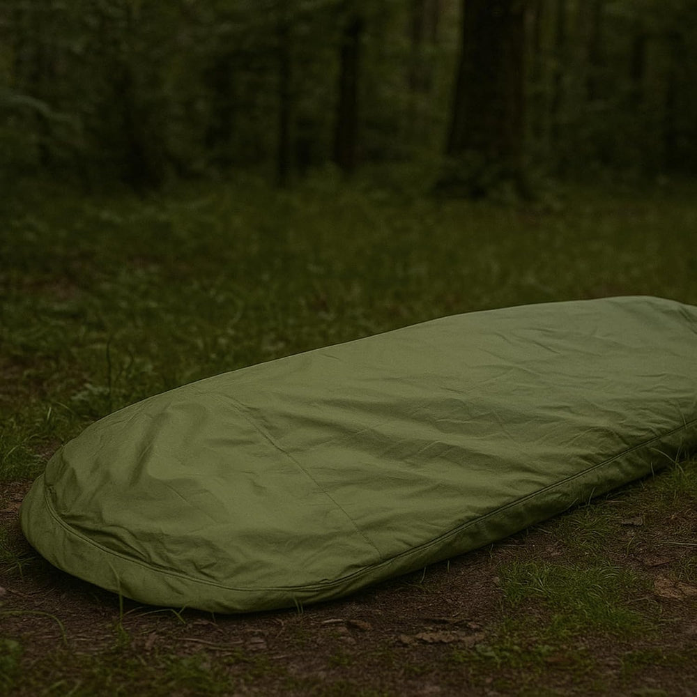 AKMAX Military Bivy Cover Sack Waterproof Sleeping Bag Shell Shelter Coyote