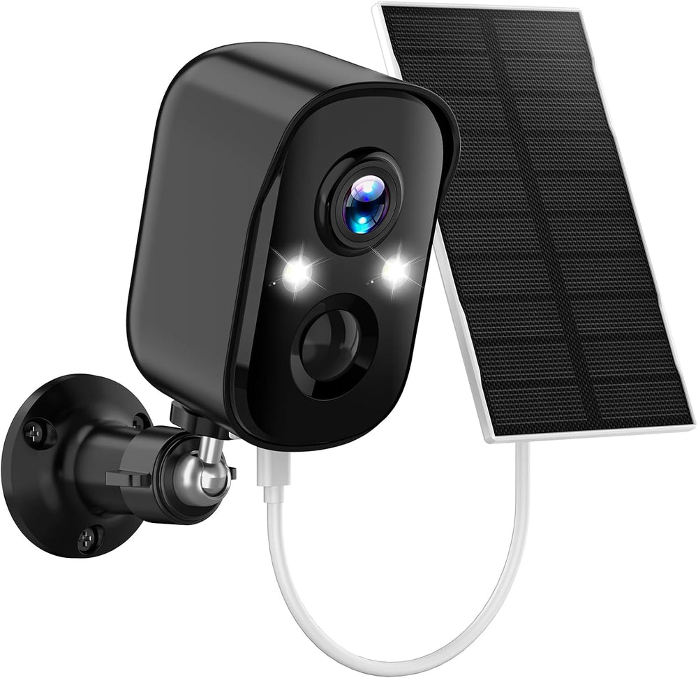 Solar Security Cameras Wireless Outdoor, 2K Solar Camera Wireless for Home, C...