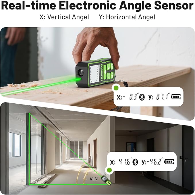 Huepar 330Ft Green Laser Measurement Tool