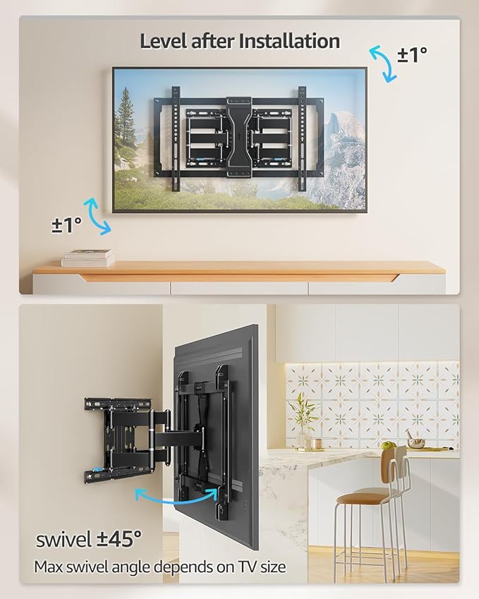 MOUNTUP Ultra Slim TV Wall Mount