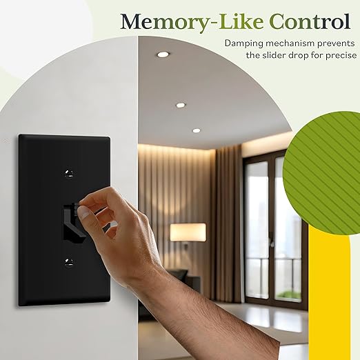 TG Digital Toggle Dimmer Light Switch (2 Pack)