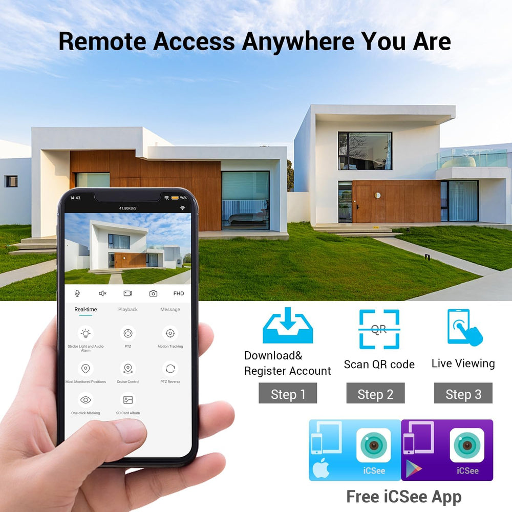 4MP POE IP Camera,Bullet Security Surveillance Wired CCTV Cameras with Human ...