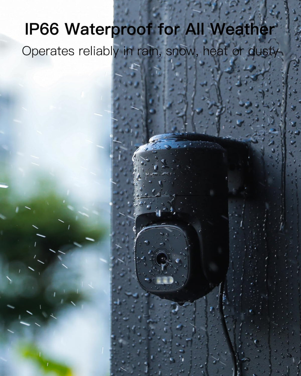VIMTAG 2.5K Pan/Tilt Wired Outdoor Security Camera for Home, Dual-Band WiFi