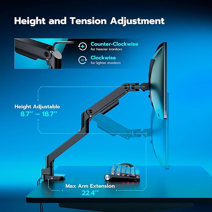 ARES WING Ultrawide Monitor Arm