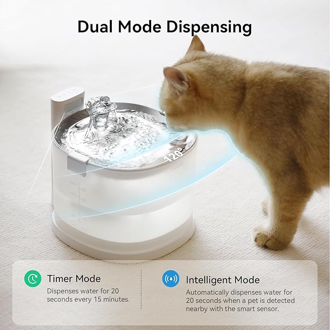 Cheerble Pumpless Pet Fountain Elfin E1+
