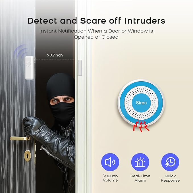 PGST Wifi Home Alarm System, Smart Home Security Systems