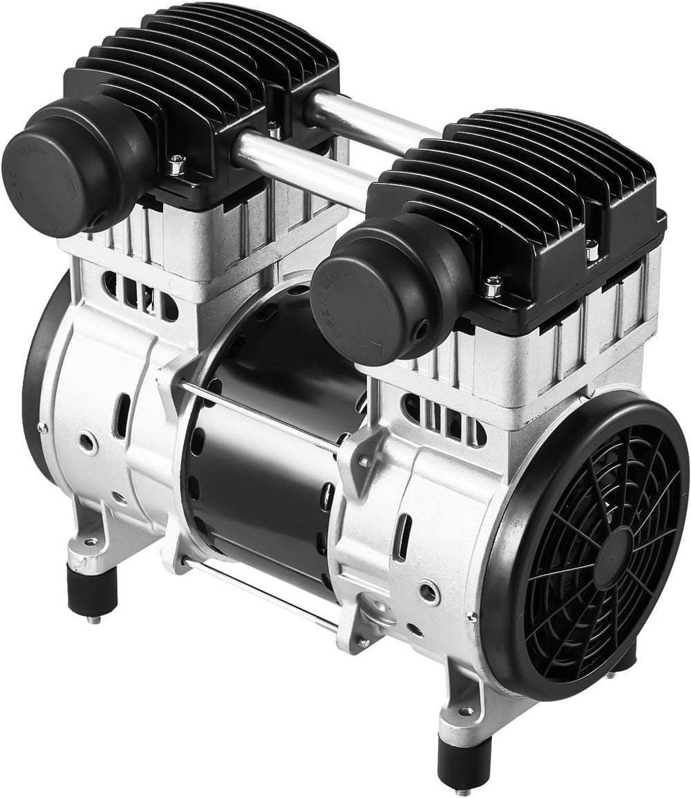 VEVOR Air Compressor Motor, 2HP 5.2CFM @ 90PSI Oil Free Air Compressor Pump &...