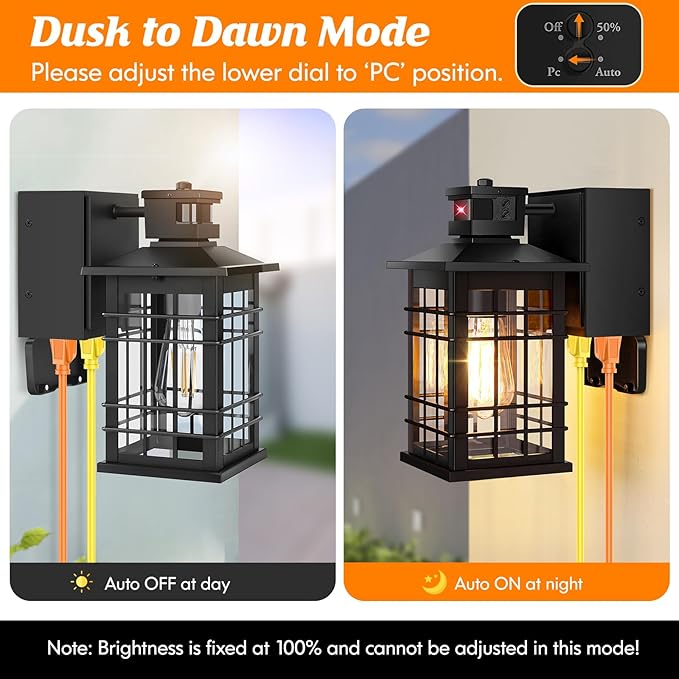 Kondras Motion Sensor Porch Light