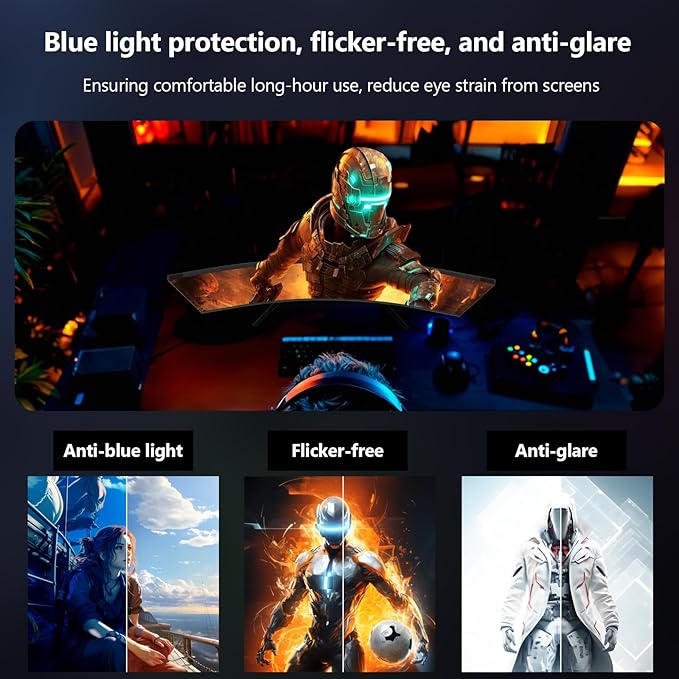 Z-Edge 27 inch Curved Gaming Monitor, FHD 1080P 240Hz 280Hz Curved 1500R