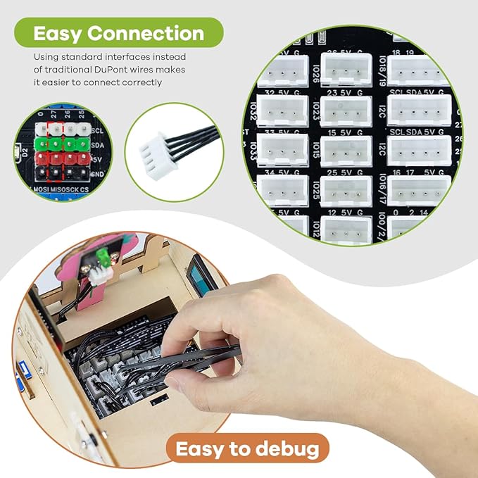 LAFVIN IOT ESP32 Smart Home Starter Kit Supports Voice Recognition and App
