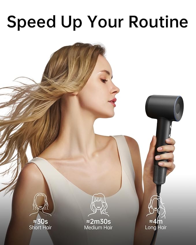 Laifen Swift Special Hair Dryer, High Speed 200M Ionic Blow Dryer