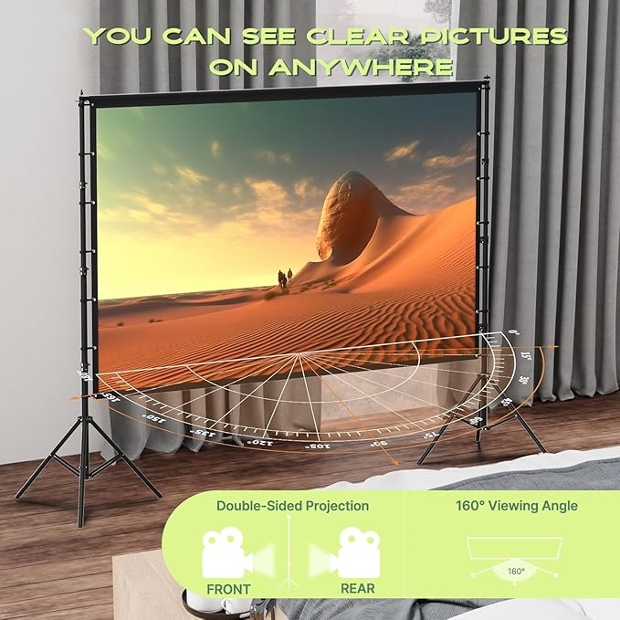 AAJK 100in Projector Screen