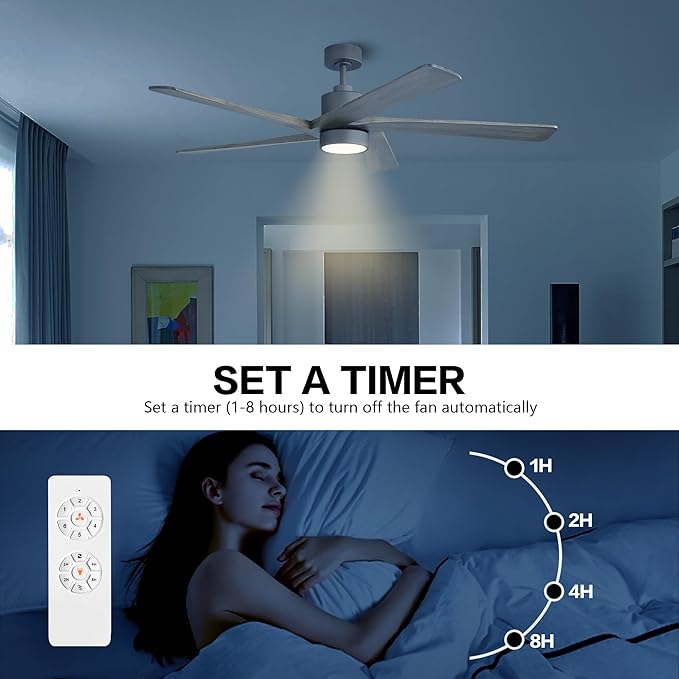WINGBO 64 Inch DC Ceiling Fan