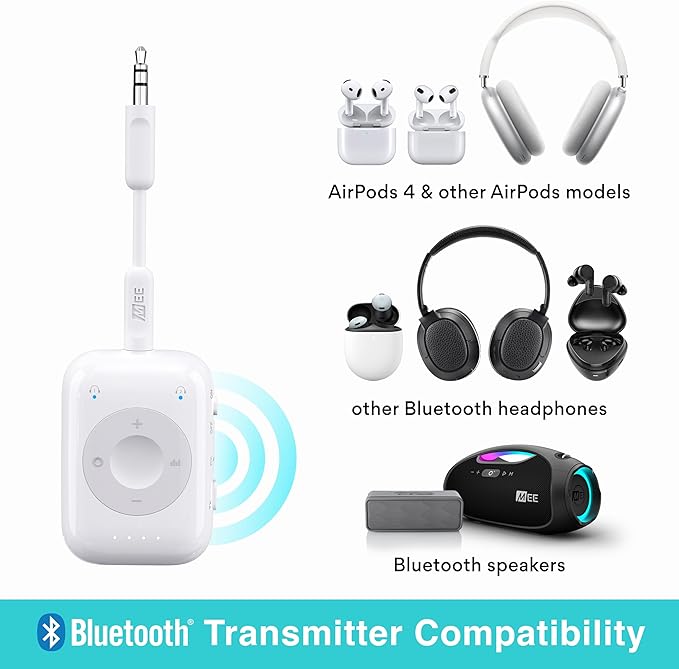 MEE audio Connect Air Pro Bluetooth Wireless Audio Transmitter & Receiver...