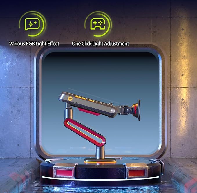 NB Designer Gaming Monitor Arm for 32 to 60 Inches Screen, Load up to 20 kg