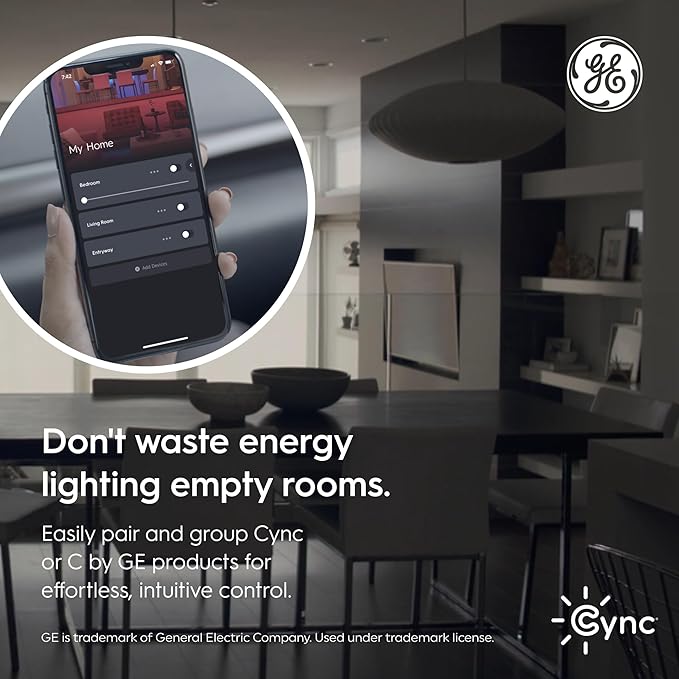 GE Cync Keypad Dimmer Smart Switch, Highly Customizable Dimmer Switch,