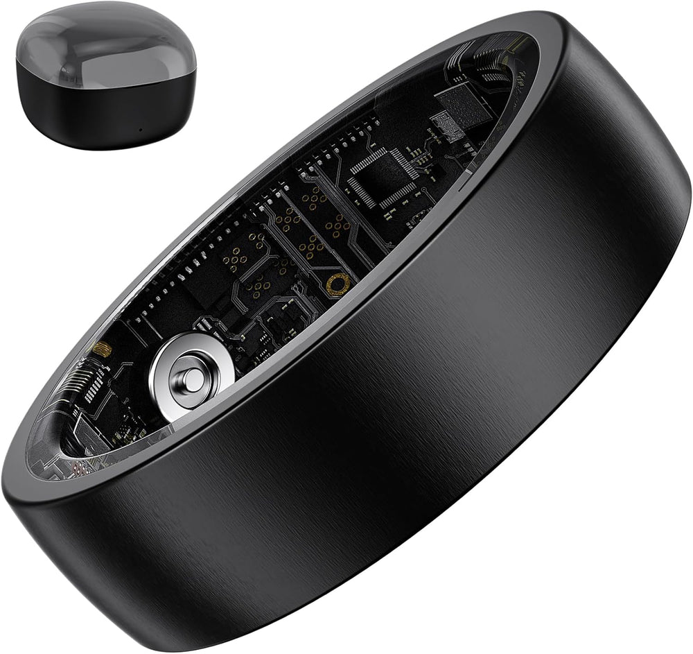 S SECRETTOP Smart Ring for Women & Men, Activity Tracker Ring, Heart Rate