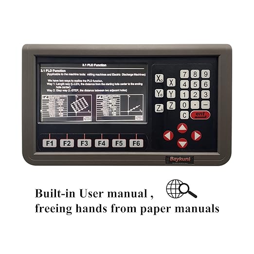 3 Axis LCD Screen Metal Shell DRO Digital Readout 3pcs 14" x 36" x ...
