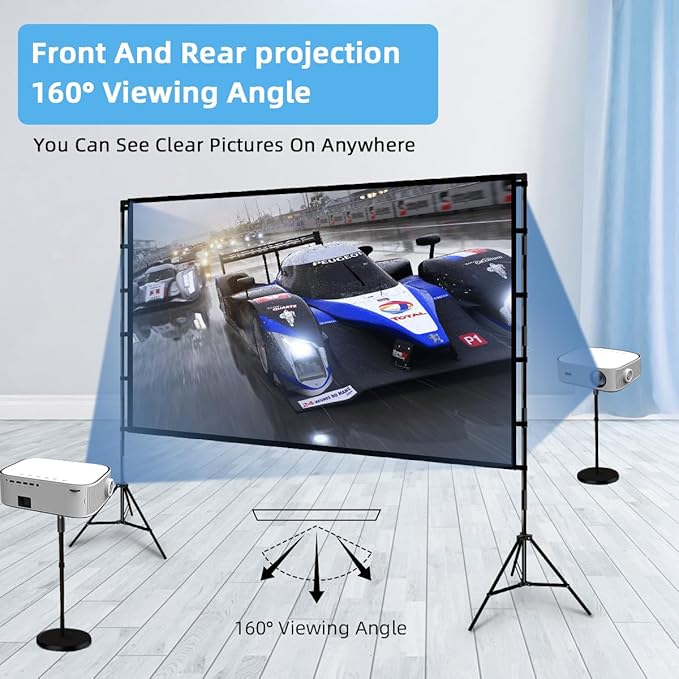 TOWOND Outdoor Projector Screen