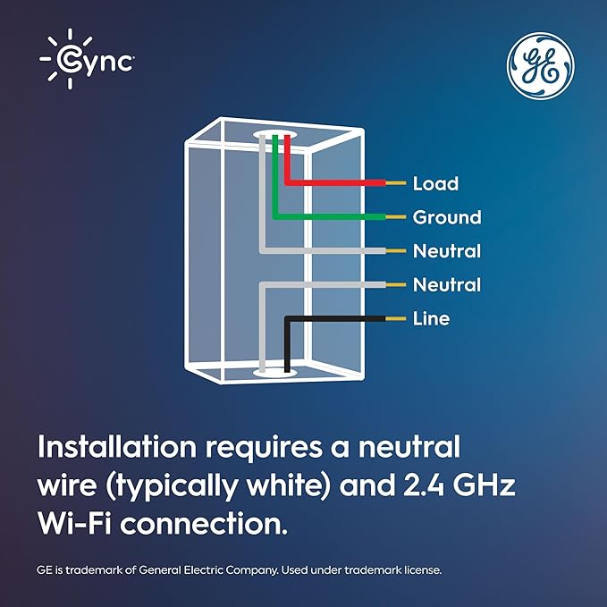 GE Cync Keypad Dimmer Smart Switch, Highly Customizable Dimmer Switch,