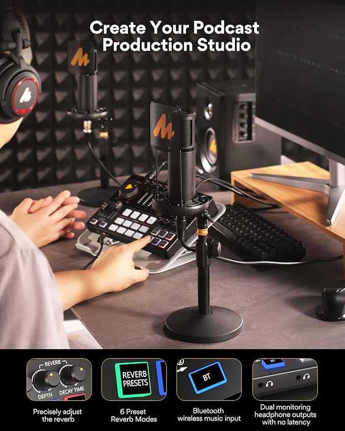 MAONO-MaonoCaster-Podcast Equipment Bundle