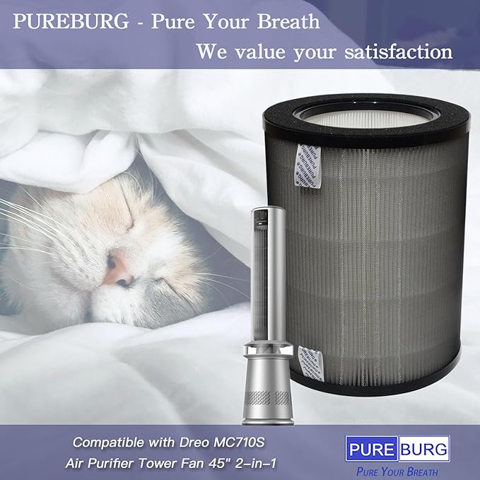 PUREBURG DR-HPA019 Replacement Filter Compatible (2-Pack)