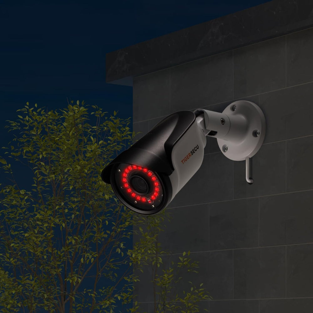 TIGERSECU 2MP Metal Long Range Security Camera for TVI/CVI/AHD/CVBS DVRs