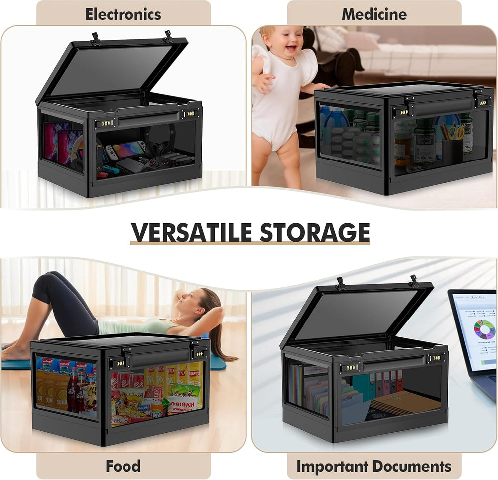 Extra Large Lock Box for Medication Safe, Medicine Lockable Storage Box with ...