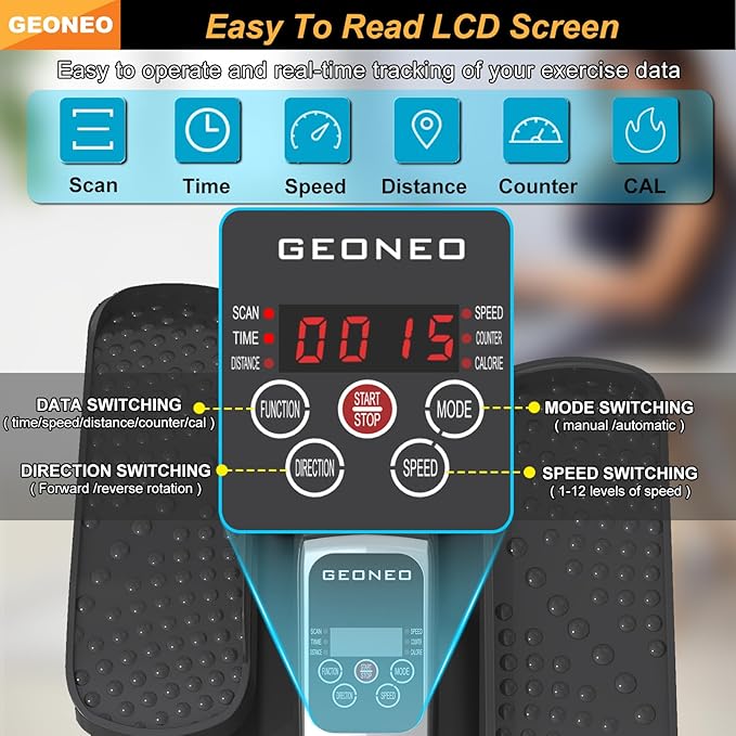 Under Desk Elliptical Machine, Electric Elliptical Exerciser
